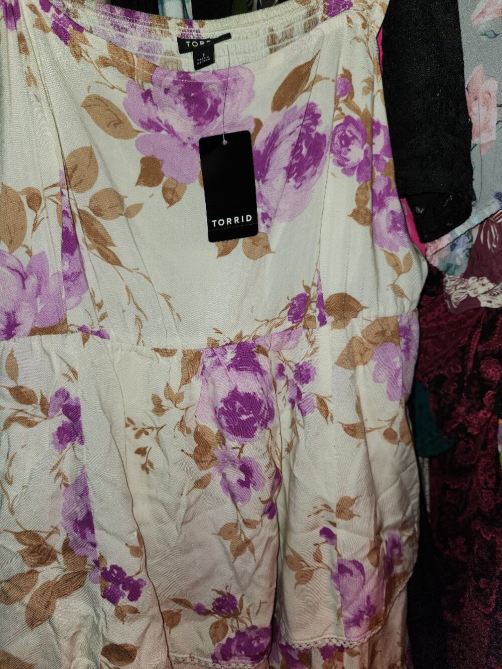 TORRID Tiered Floral Dress - Picture 4 of 4